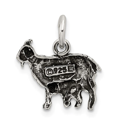 Sterlingsilber Antikisiert Goat Charm