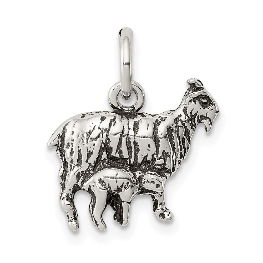 Sterlingsilber Antikisiert Goat Charm
