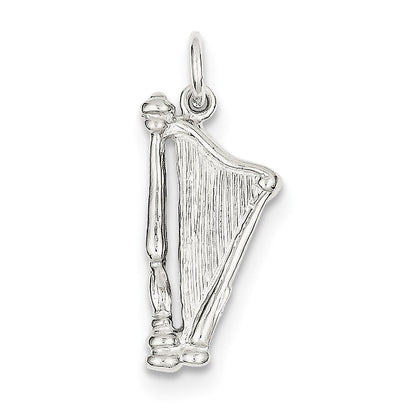 Sterlingsilber Harp Charm