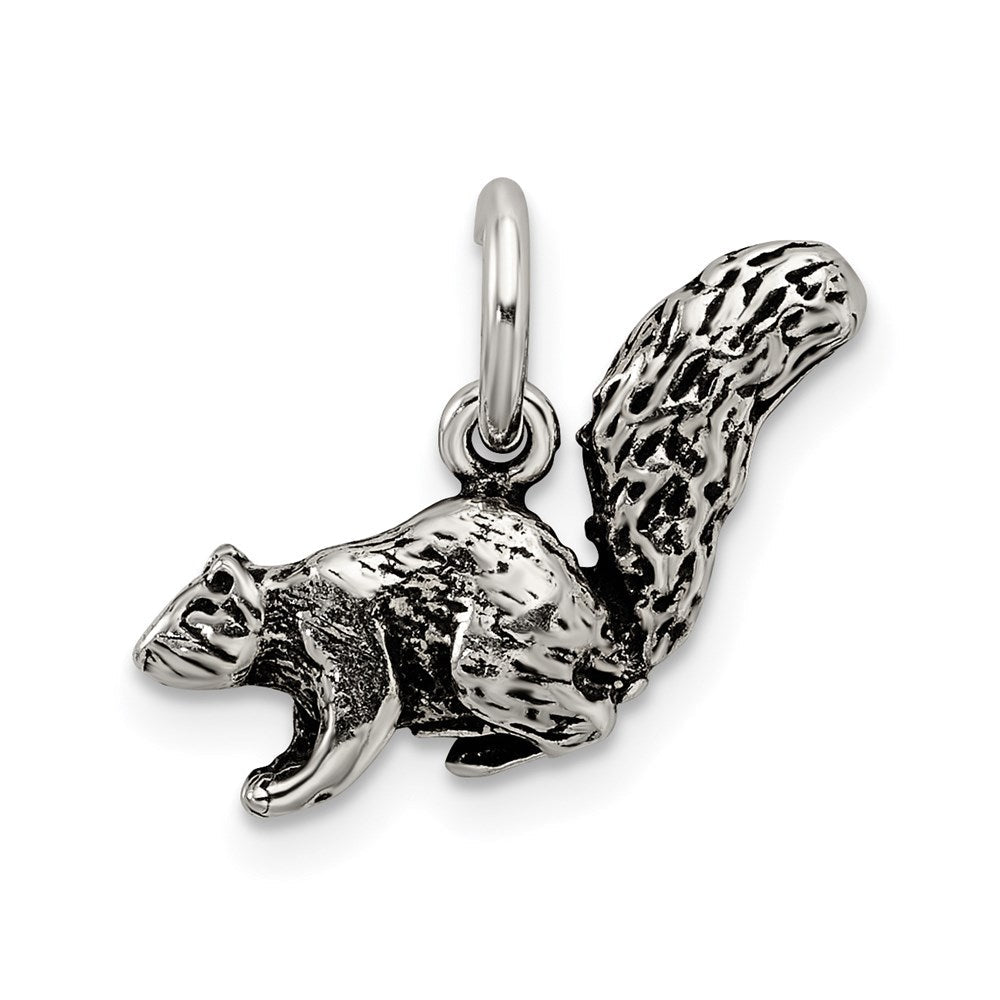 Sterlingsilber Antikisiert Squirrel Charm