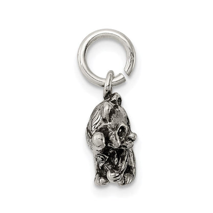 Sterlingsilber Antikisiert Panda Bär Charm