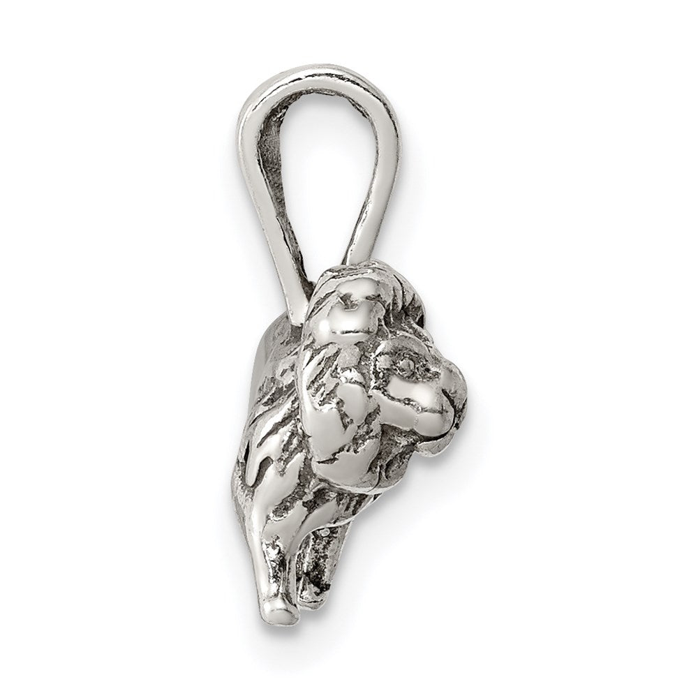 Sterlingsilber Antikisiert Löwe Charm