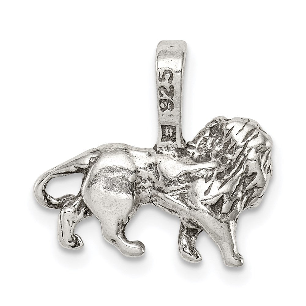 Sterlingsilber Antikisiert Löwe Charm