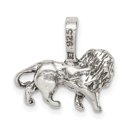 Sterlingsilber Antikisiert Löwe Charm