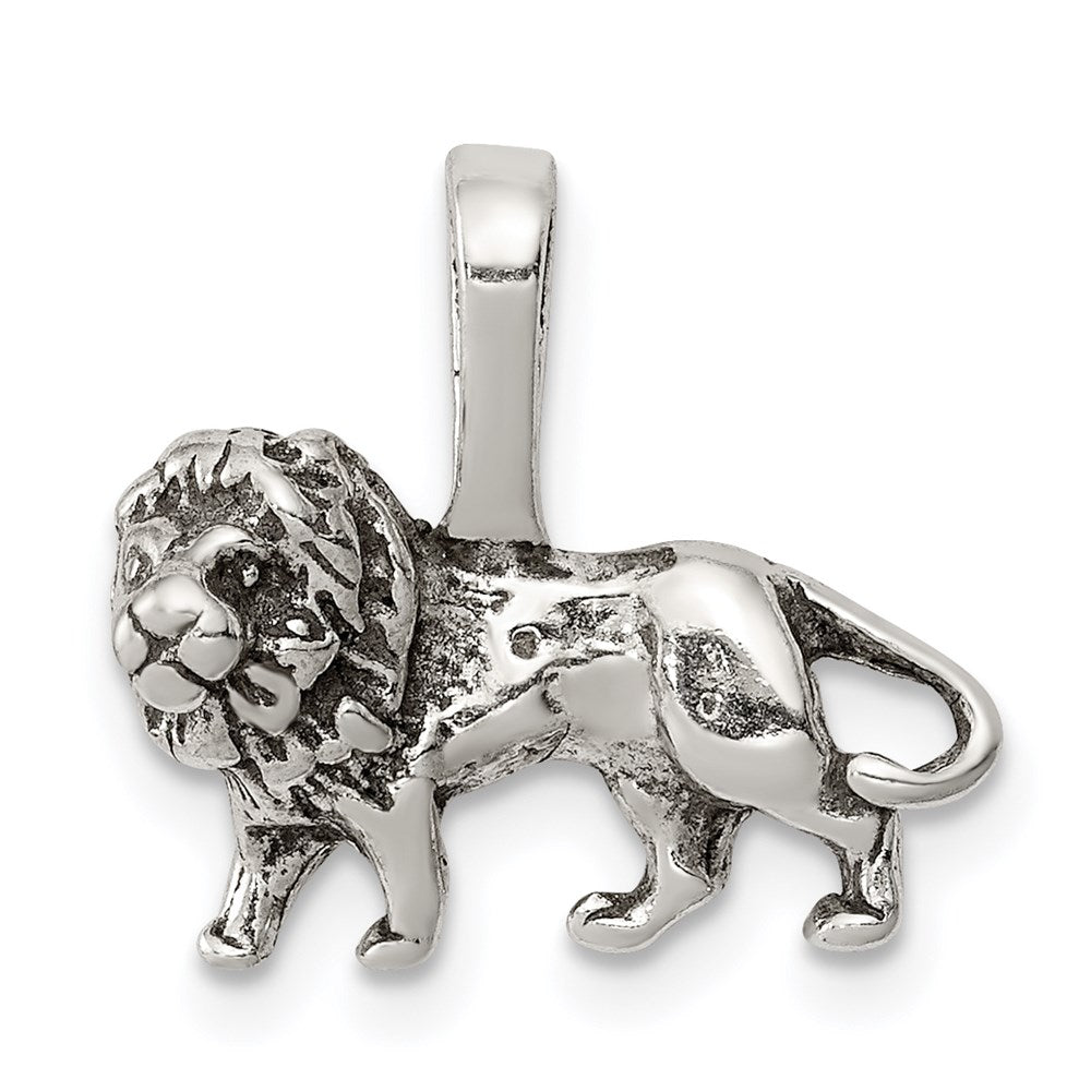Sterlingsilber Antikisiert Löwe Charm