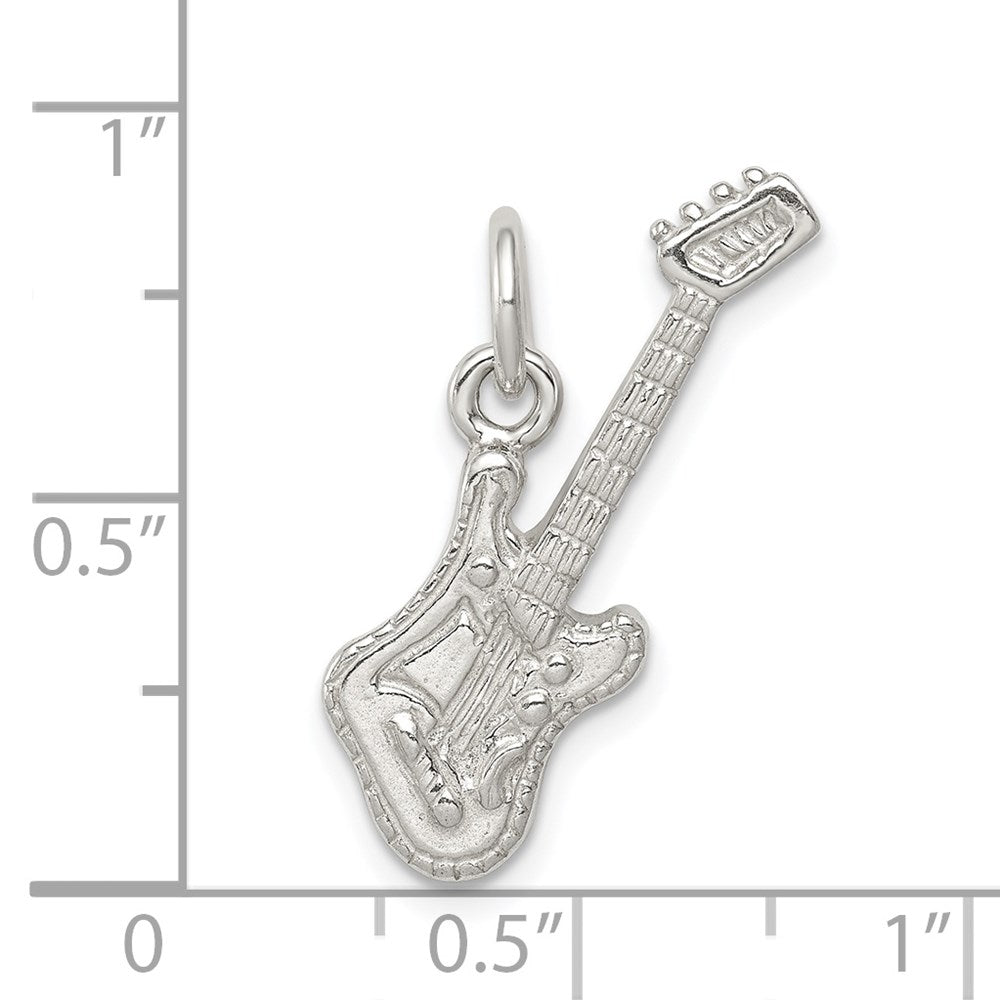 Sterlingsilber Electric Gitarre Charm