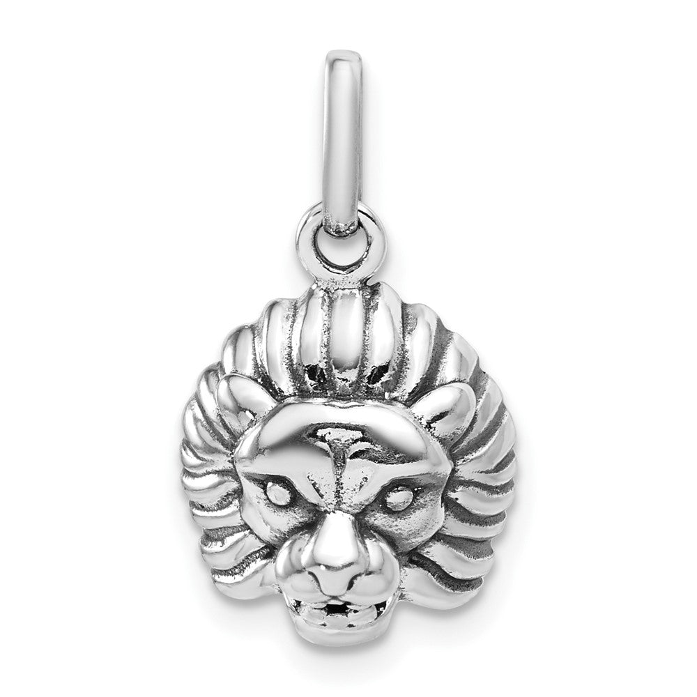 Sterlingsilber Antikisiert Löwe Charm