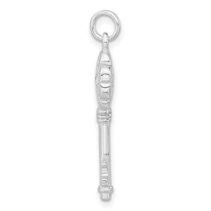 Sterlingsilber Zirkonia Key Anhänger