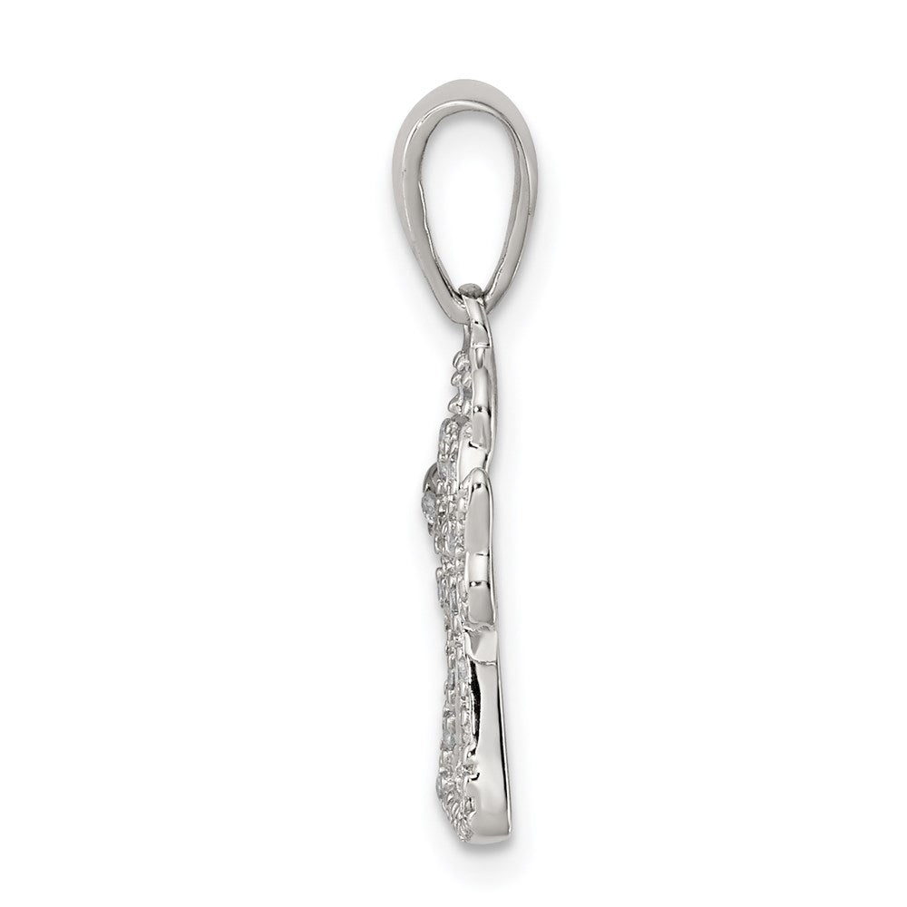 Sterlingsilber Zirkonia Engel Anhänger