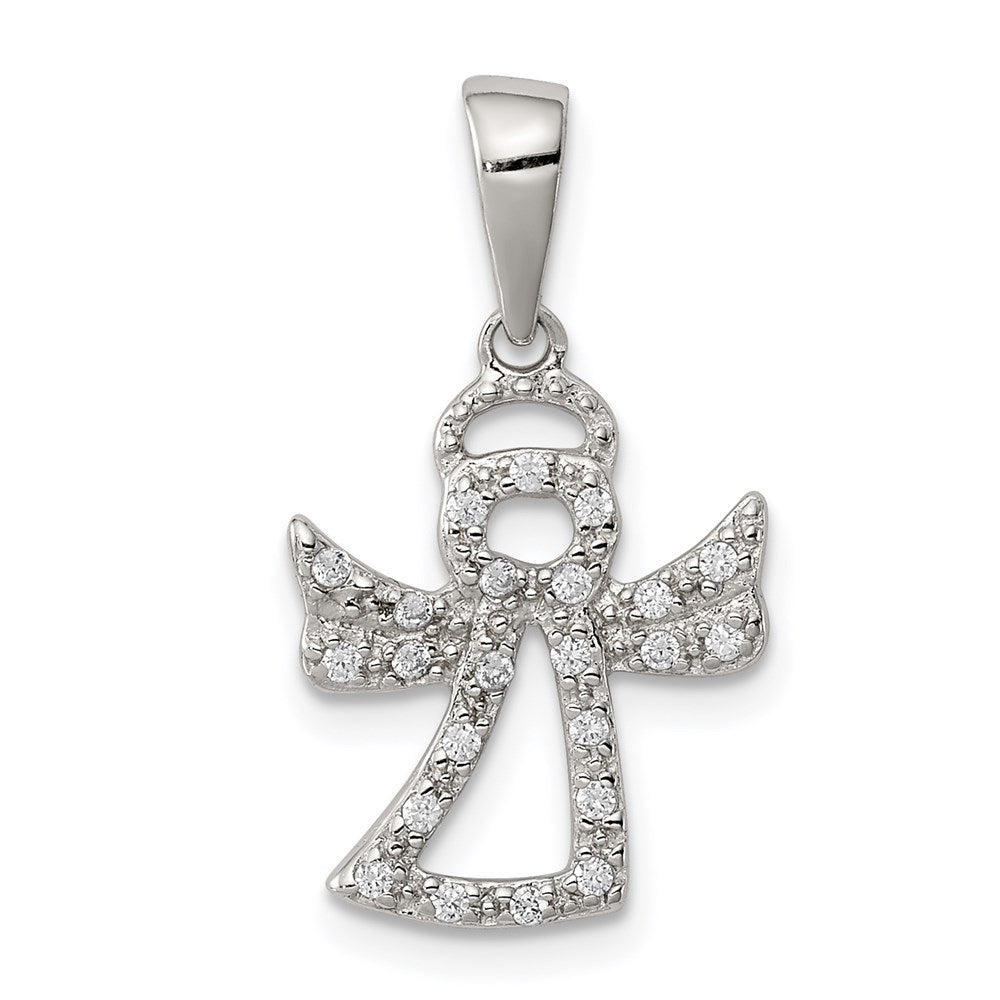 Sterlingsilber Zirkonia Engel Anhänger