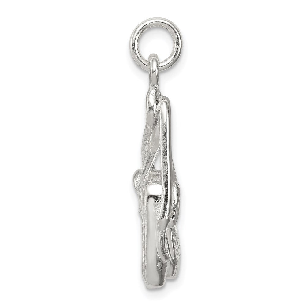 Sterlingsilber Ballett Slippers Charm