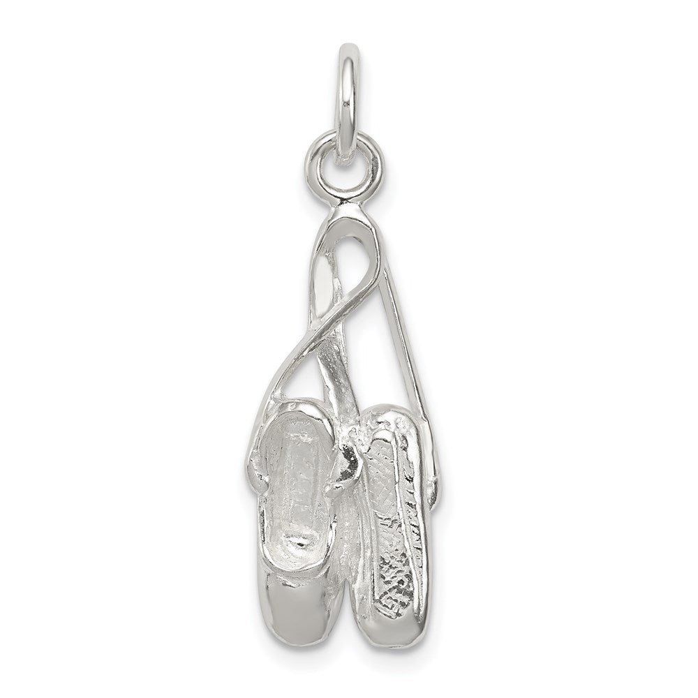 Sterlingsilber Ballett Slippers Charm