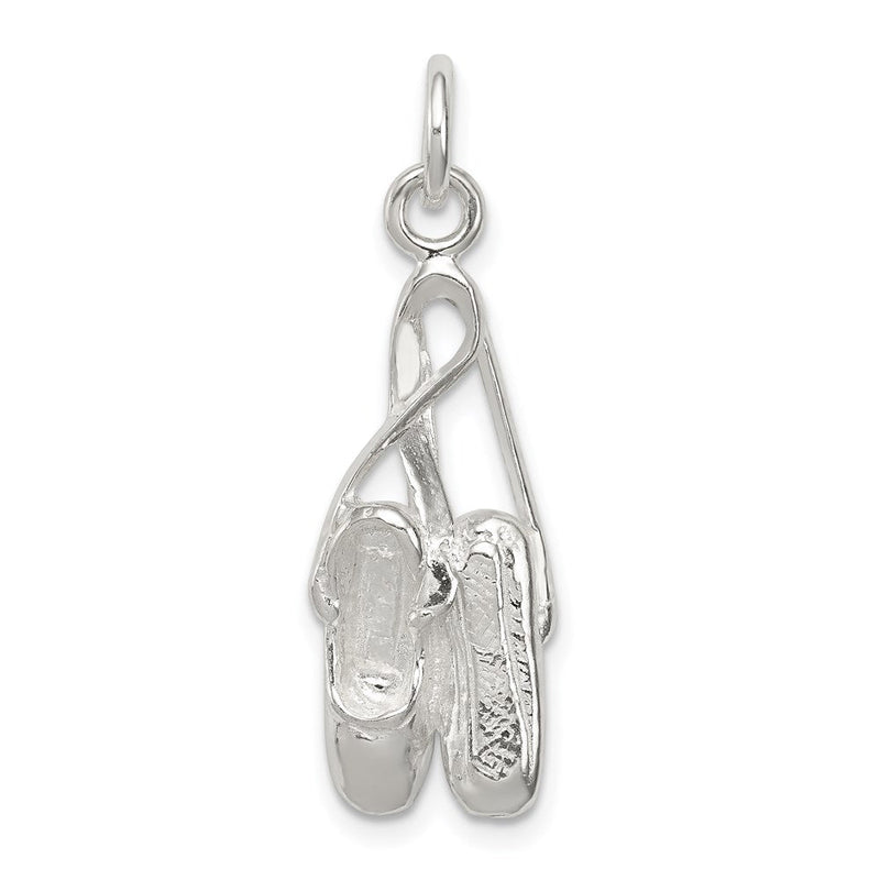 Sterlingsilber Ballett Slippers Charm