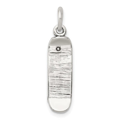 Sterlingsilber Antikisiert Skateboard Charm