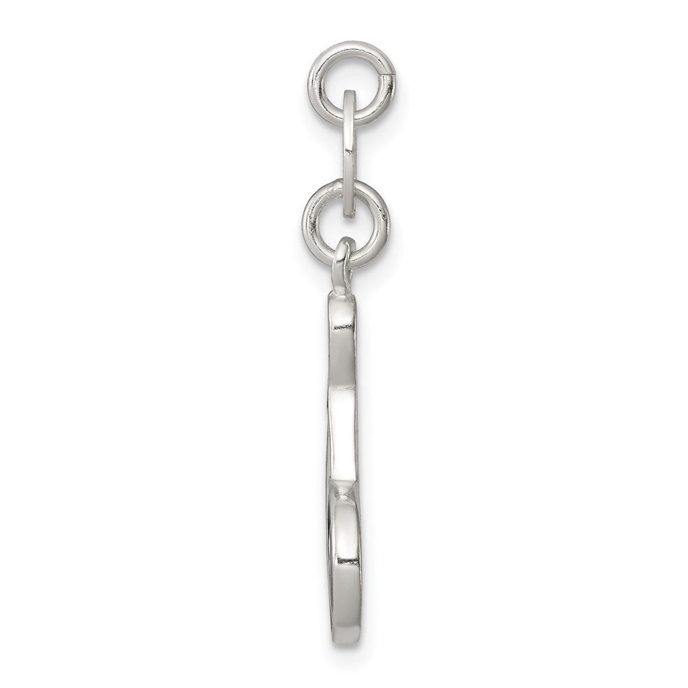 Sterlingsilber Poliert Emaille Bowling Charm