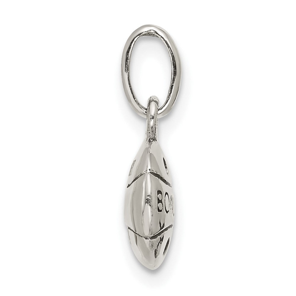 Sterlingsilber Antikisiert Bowling Kugel und Pins Charm