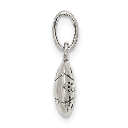 Sterlingsilber Antikisiert Bowling Kugel und Pins Charm