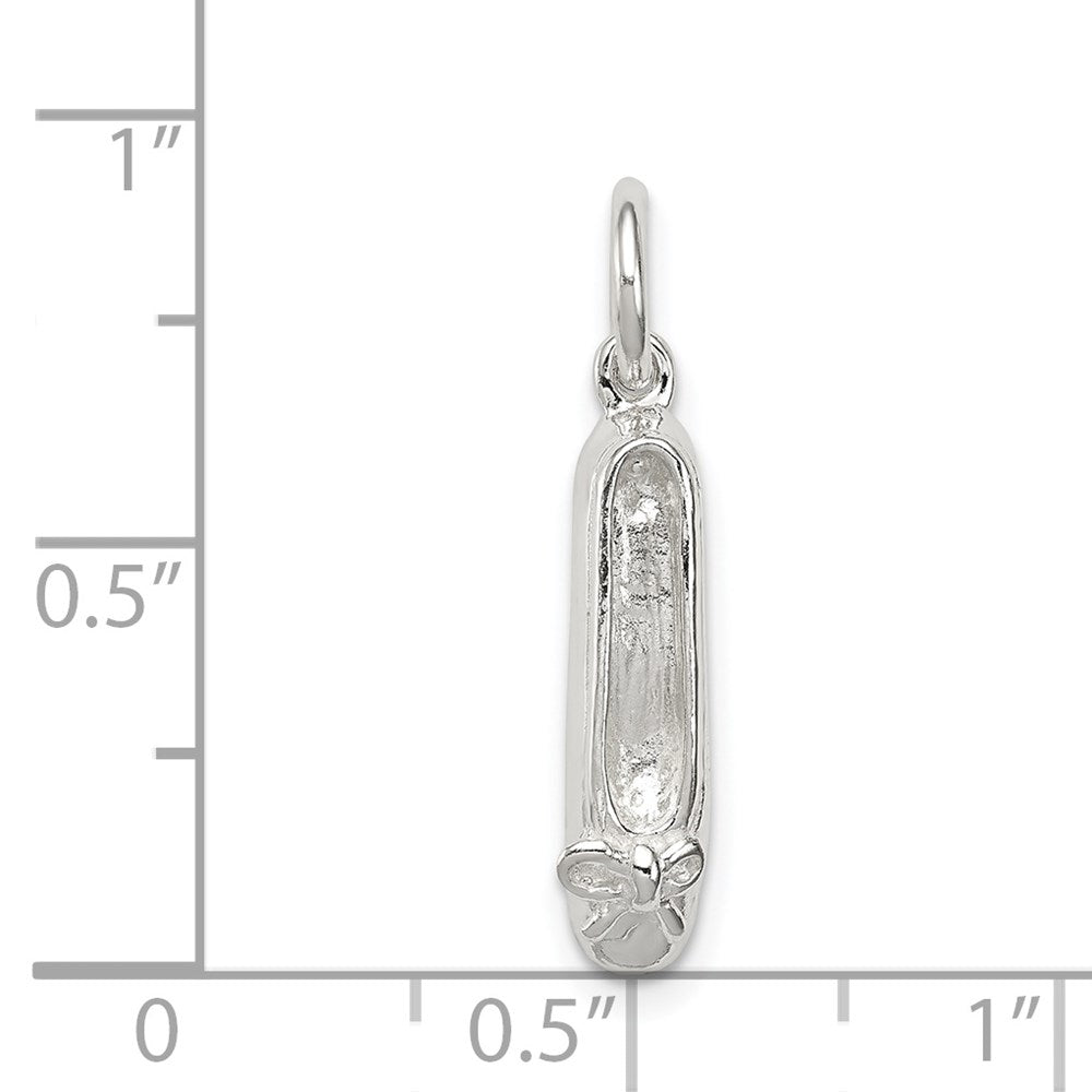 Sterlingsilber Ballett Slippers Charm
