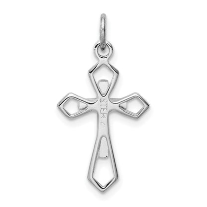 Sterlingsilber Rhodiniert & Vermeil Kreuz Anhänger