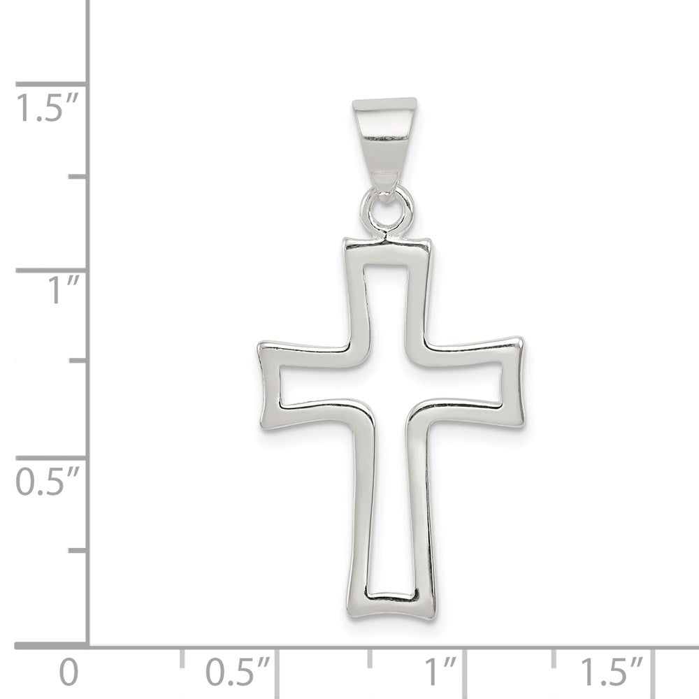 Sterlingsilber Kreuz Charm