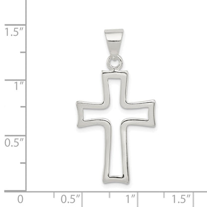 Sterlingsilber Kreuz Charm