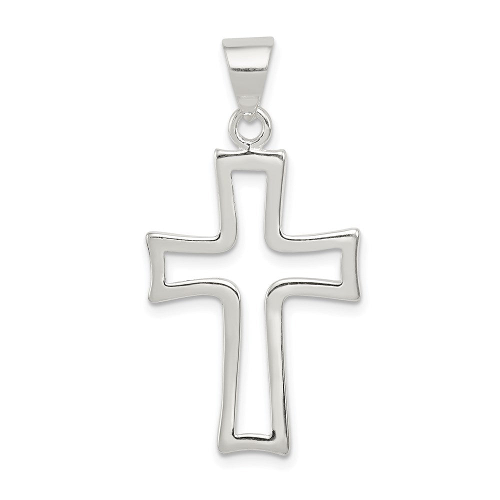 Sterlingsilber Kreuz Charm
