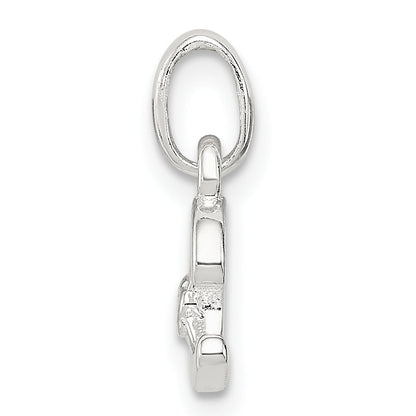Sterlingsilber Buchstabe C mit Emaille Anhänger