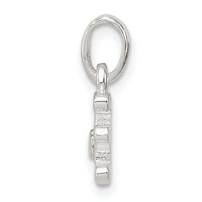 Sterlingsilber Buchstabe E mit Emaille Anhänger
