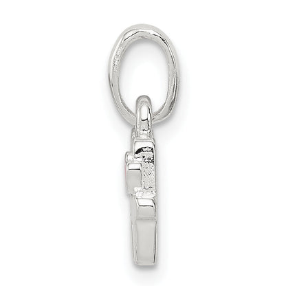 Sterlingsilber Buchstabe H mit Emaille Anhänger
