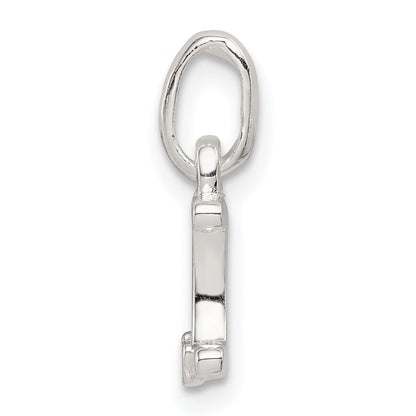 Sterlingsilber Buchstabe I mit Emaille Anhänger