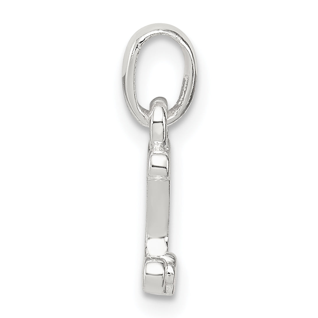 Sterlingsilber Buchstabe J mit Emaille Anhänger