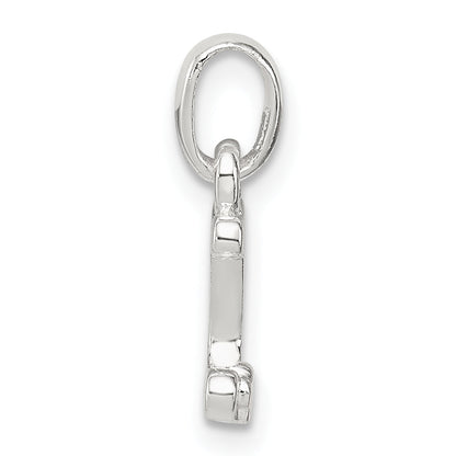 Sterlingsilber Buchstabe J mit Emaille Anhänger