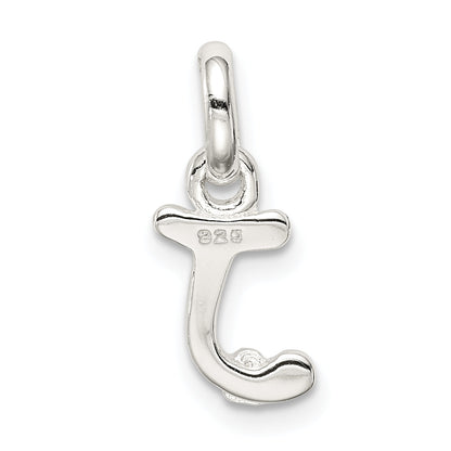 Sterlingsilber Buchstabe J mit Emaille Anhänger