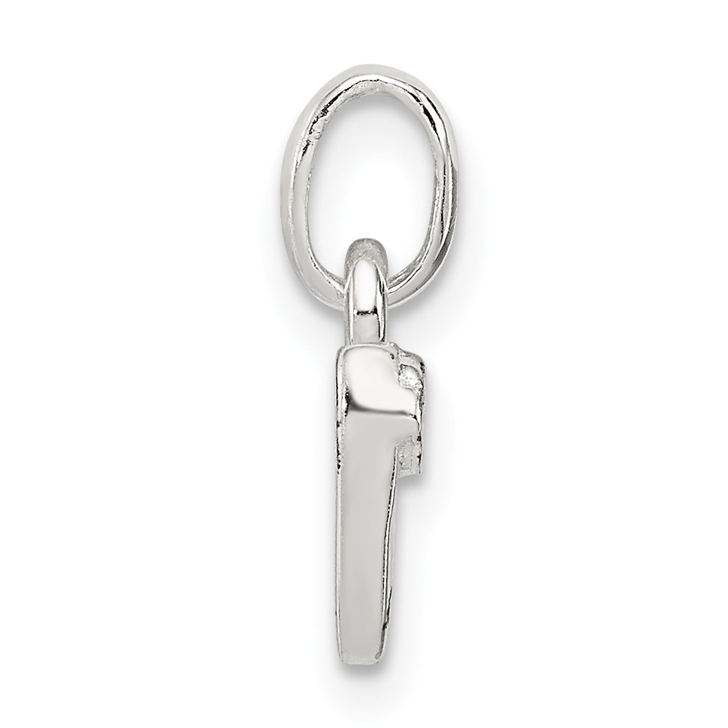 Sterlingsilber Buchstabe N mit Emaille Anhänger
