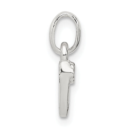 Sterlingsilber Buchstabe N mit Emaille Anhänger