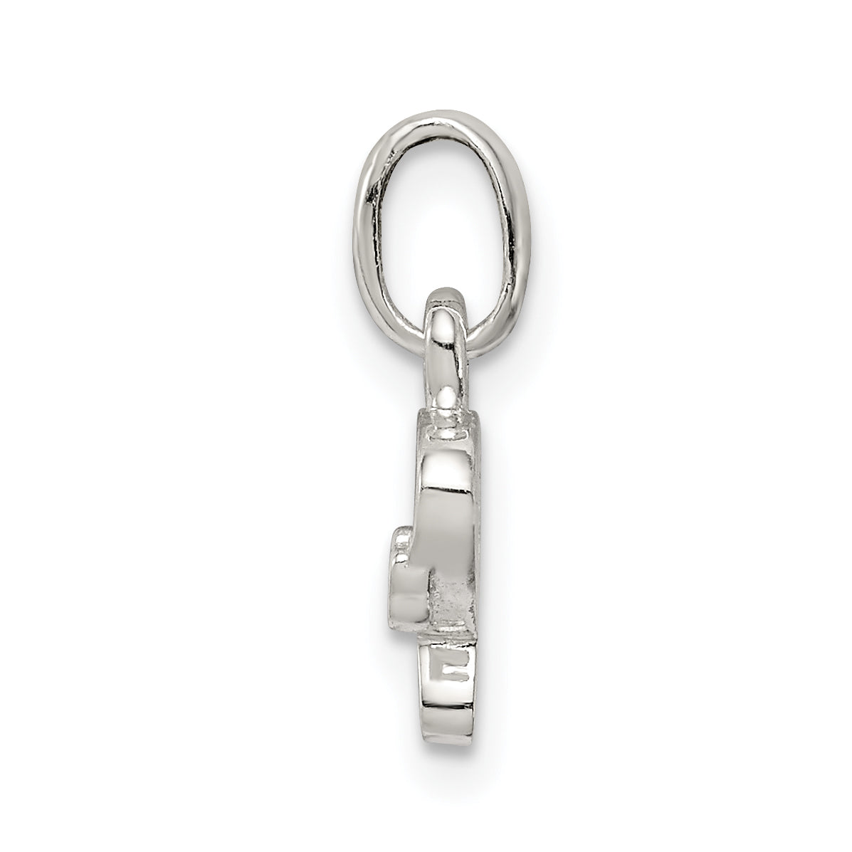 Sterlingsilber Buchstabe P mit Emaille Anhänger