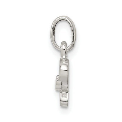 Sterlingsilber Buchstabe P mit Emaille Anhänger