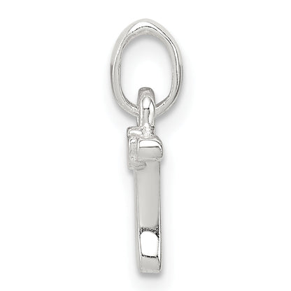 Sterlingsilber Buchstabe T mit Emaille Anhänger