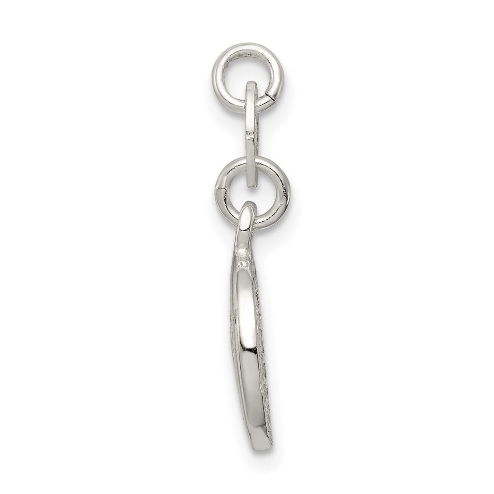 Sterlingsilber Rund Paw Druck Anhänger