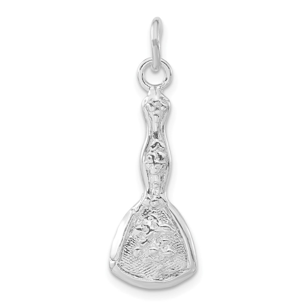 Sterlingsilber 3-d Poliert Mirror Charm