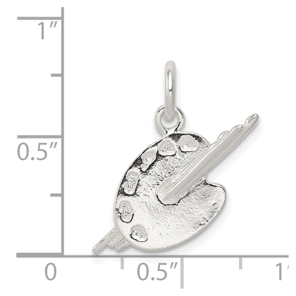 Sterlingsilber Palette Charm