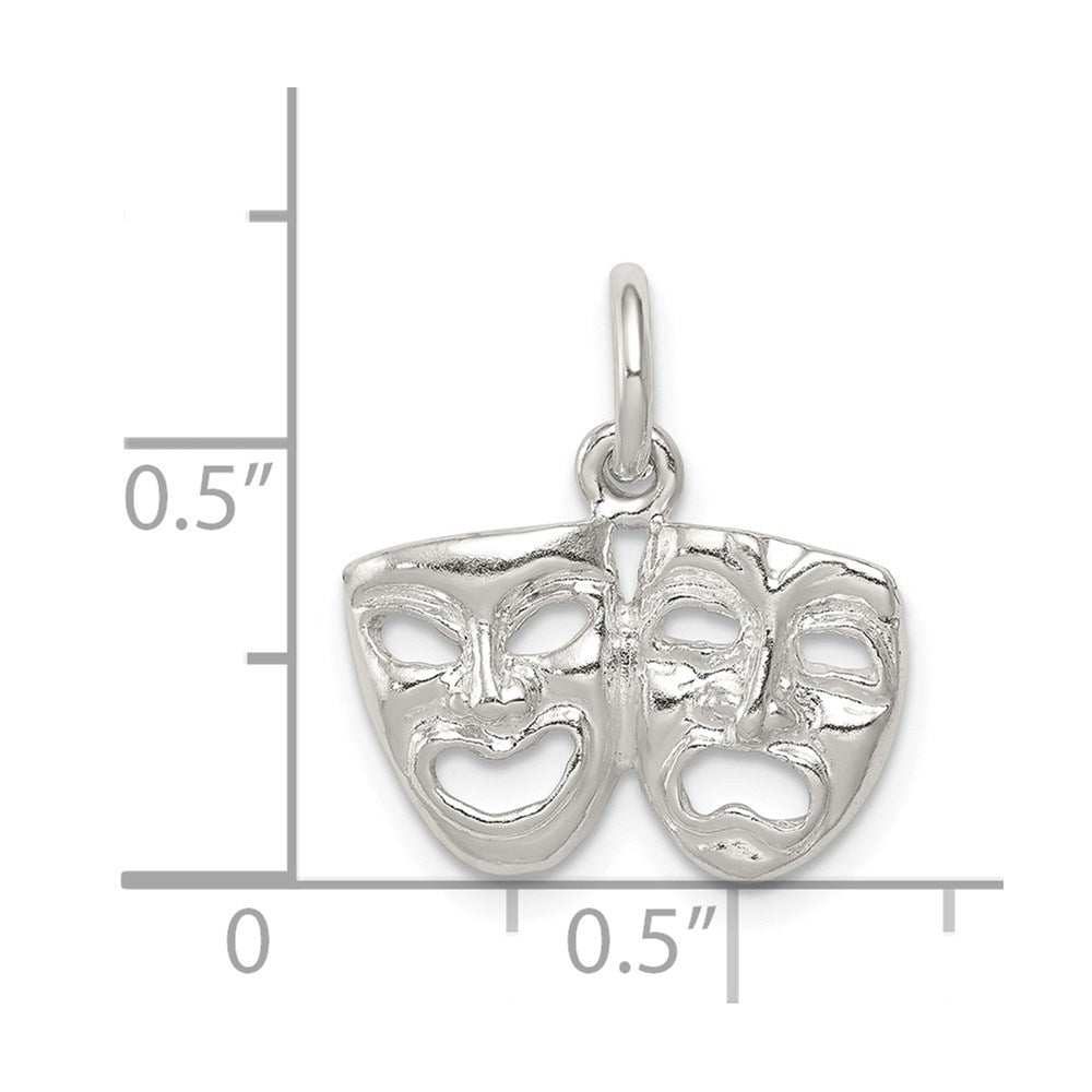 Sterlingsilber Comedy/tragedy Charm