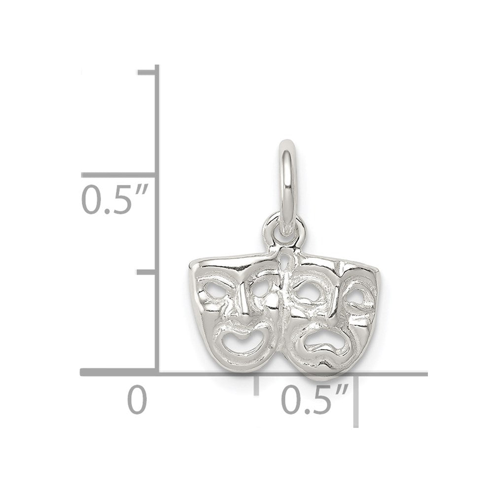 Sterlingsilber Comedy/tragedy Charm