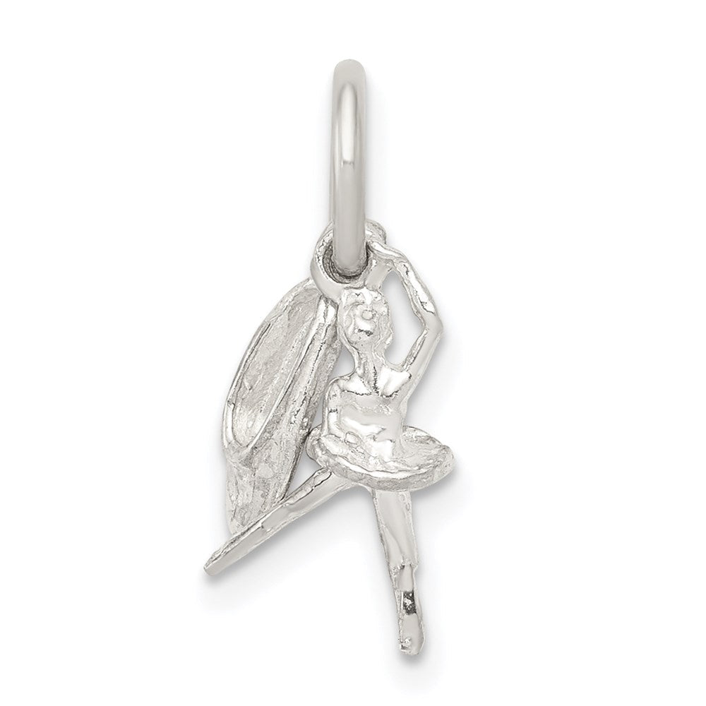 Sterlingsilber Ballerina mit Schuh Charm