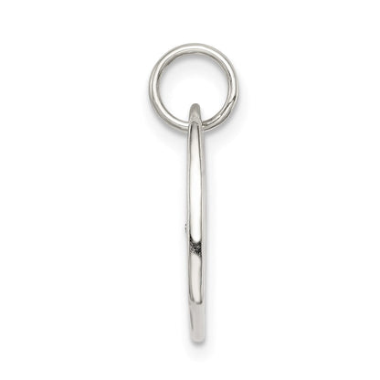Sterlingsilber Poliert Liebe Zirkonia Herz Charm