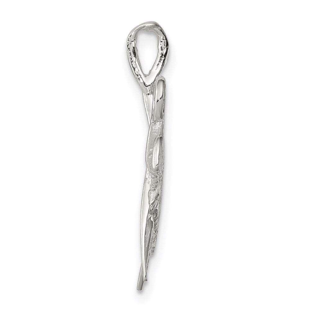 Sterlingsilber Comb & Scissors Charm