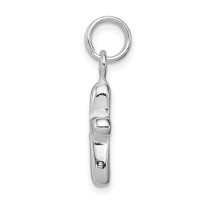 Sterlingsilber Poliert Kreuz Charm