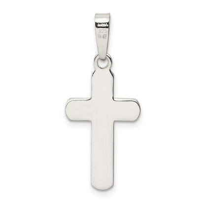 Sterlingsilber Poliert Kreuz Anhänger