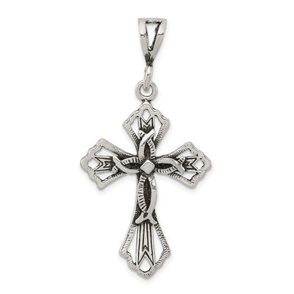 Sterlingsilber Antikisiert Kreuz Anhänger