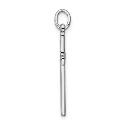 Sterlingsilber Rhodiniert Kreuz Anhänger